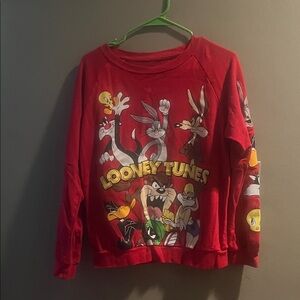 Warner Bros. Red Looney Tunes Kids Sweatshirt